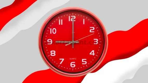 Jam Dinding Custom Hadiah unik untuk Lomba Agustusan
